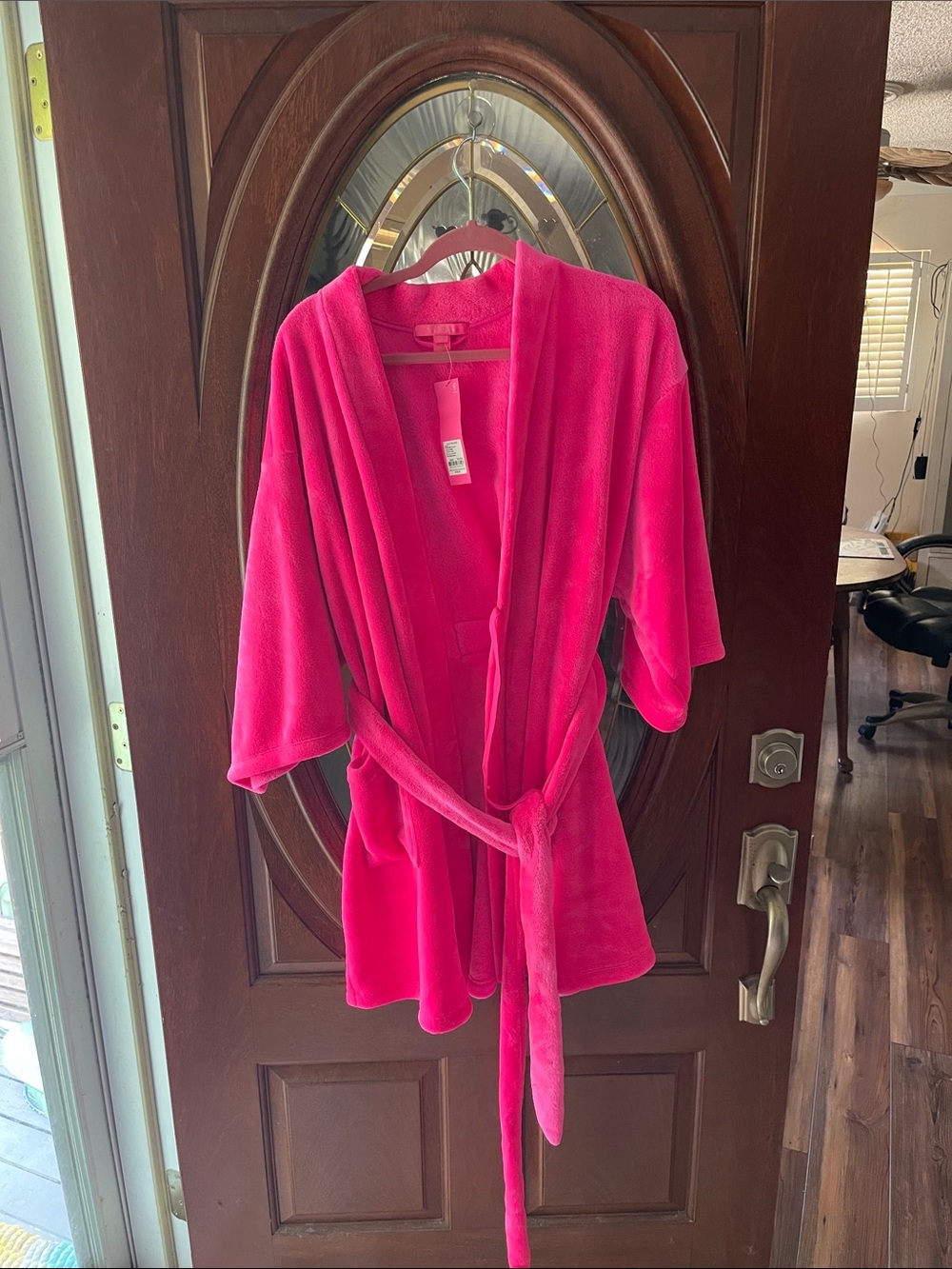 Lilly Pulitzer Bright Pink Elaine knit Robe